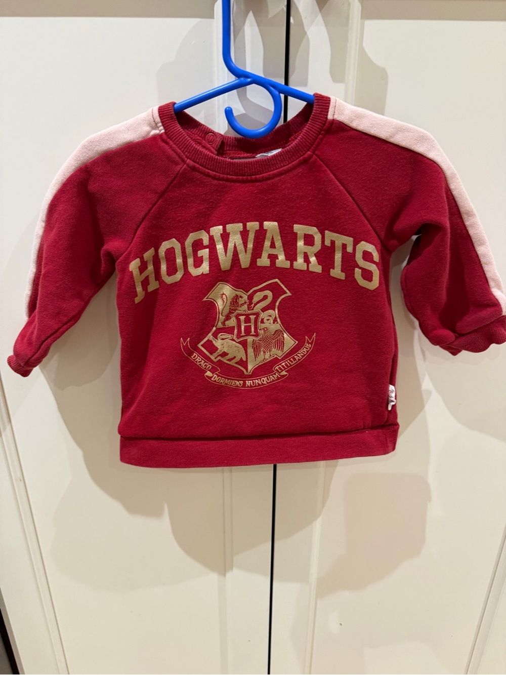 H&M Hogwarts 12m Red Crewneck Sweatshirt